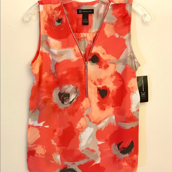 I N C International Concepts Multi-Colored Blouse - Picture 4 of 8